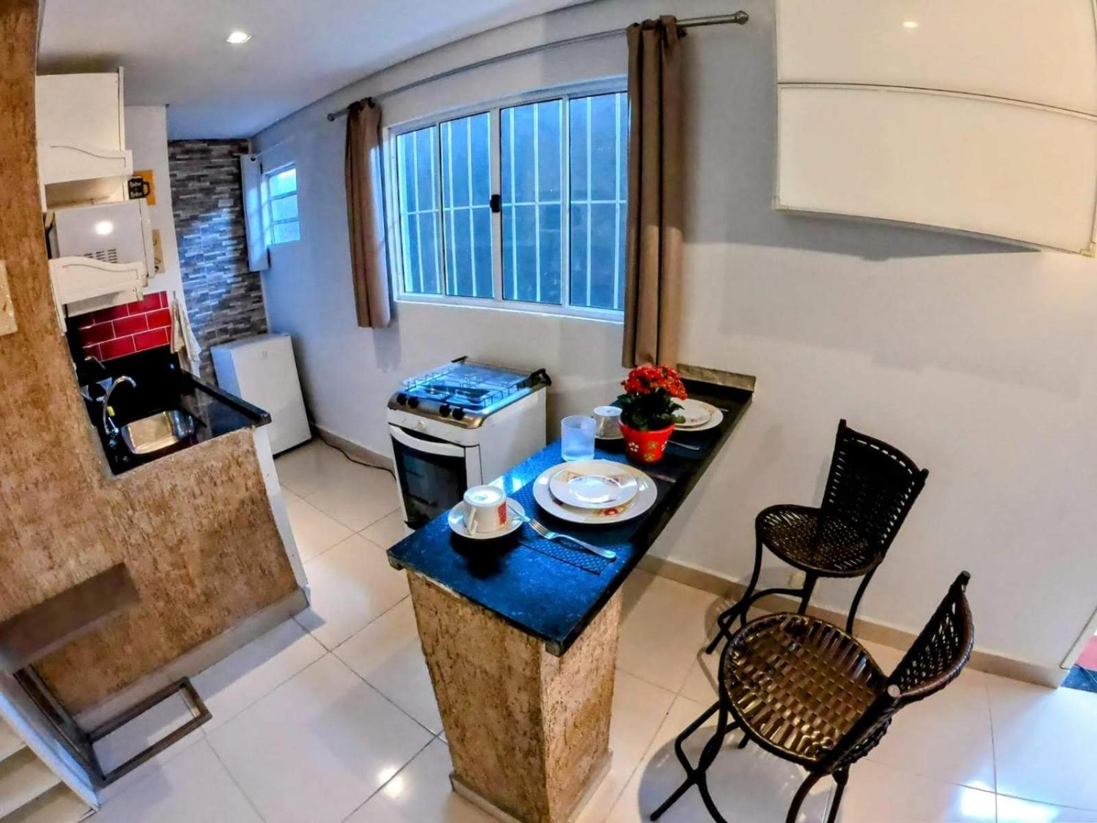 Ideal - Estudios Mobiliados, Ar-condicionado E Cozinha