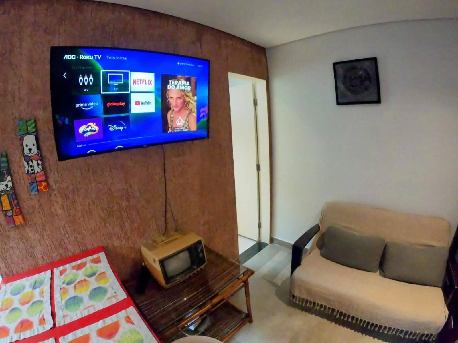 Ideal - Estudios Mobiliados, Ar-condicionado E Cozinha * Guaruja